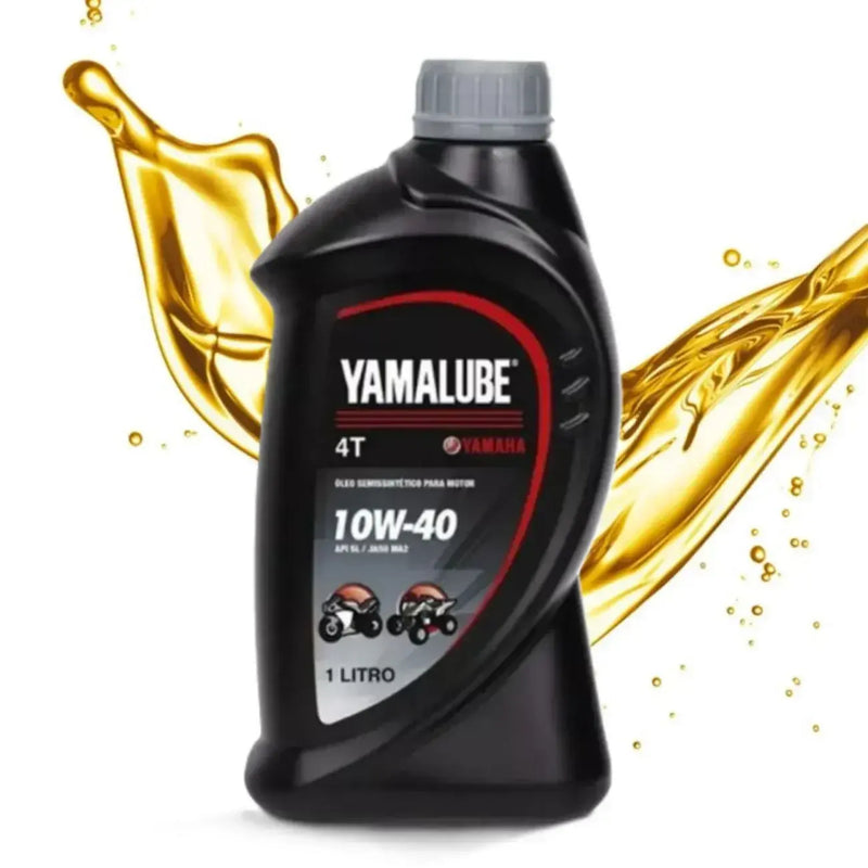 Kit Completo Manutenção - 1L Óleo Yamalube 10w40 & Filtro Óleo Original | Yamaha R15 (2024 a 2026)