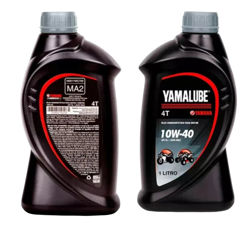 Kit Completo Manutenção - 1L Óleo Yamalube 10w40 & Filtro Óleo Original | Yamaha R15 (2024 a 2026)