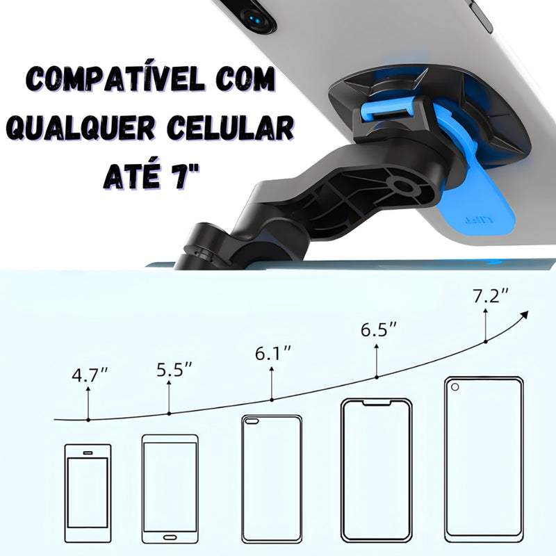 Suporte para Celular - Quad Lock Articulado 360° | Yamaha YZF R15