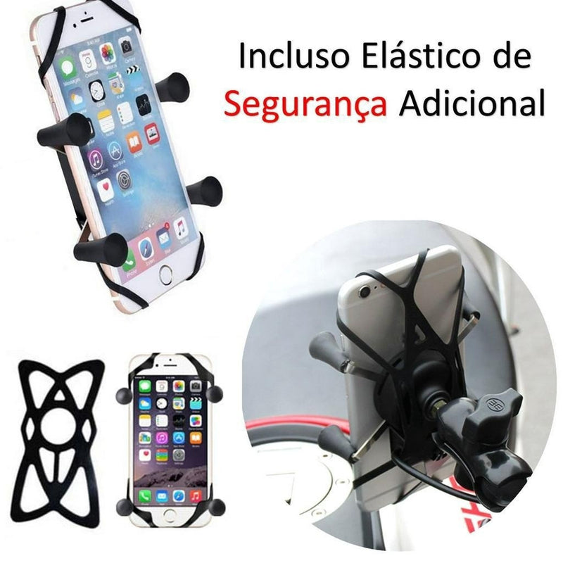 Suporte para Celular c/ Carregador | Yamaha YZF-R15