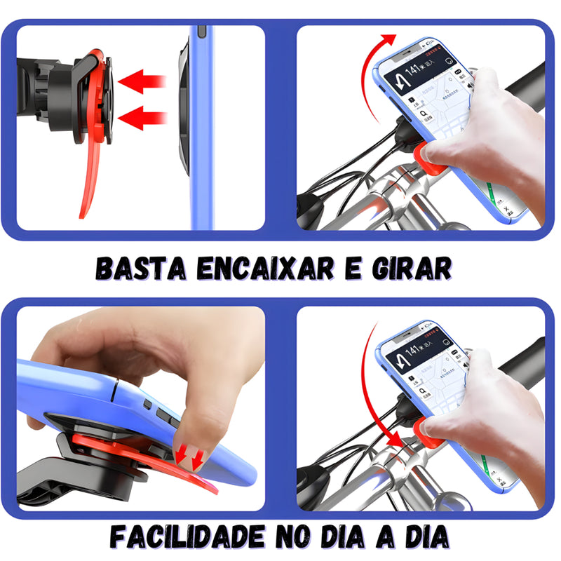 Suporte para Celular - Quad Lock Articulado 360° | Yamaha YZF R15