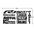 Adesivo GP Racing Holográfico - Yamaha YZF R15