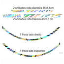 Adesivo Refletivo Roda Holográfico (Friso e Logotipo) - Yamaha Yzf R15