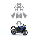 Película PPF Kit full | Yamaha YZF R15 (Todas as Cores e Anos)