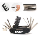 Kit Chave Allen 16 em 1 - YZF (Chave de Boca, Allen, Soquete, Fenda, Phillips & Extensor para soquetes)