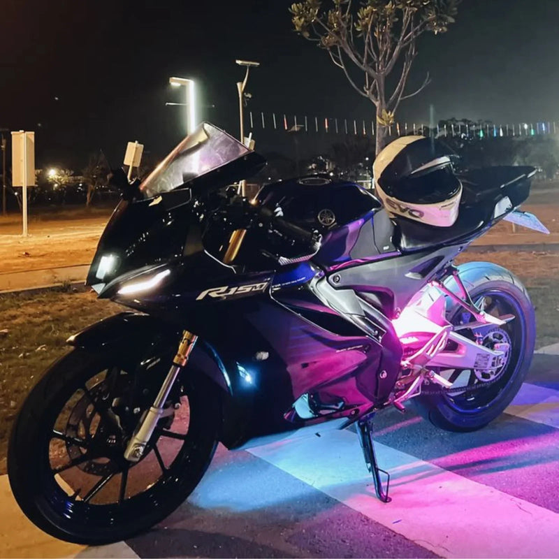 LED RGB Esportivo c/ 7 Cores (2 Pçs) - Yamaha YZF