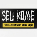 Adesivo Capacete Holográfico (Seu Nome)