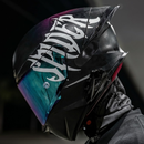Adesivo Capacete Holográfico (Seu Nome)