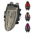 Lanterna Traseira LED Colmeia Multicor c/ Pisca Embutido – Yamaha YZF R15