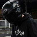Adesivo Capacete Holográfico (Seu Nome)