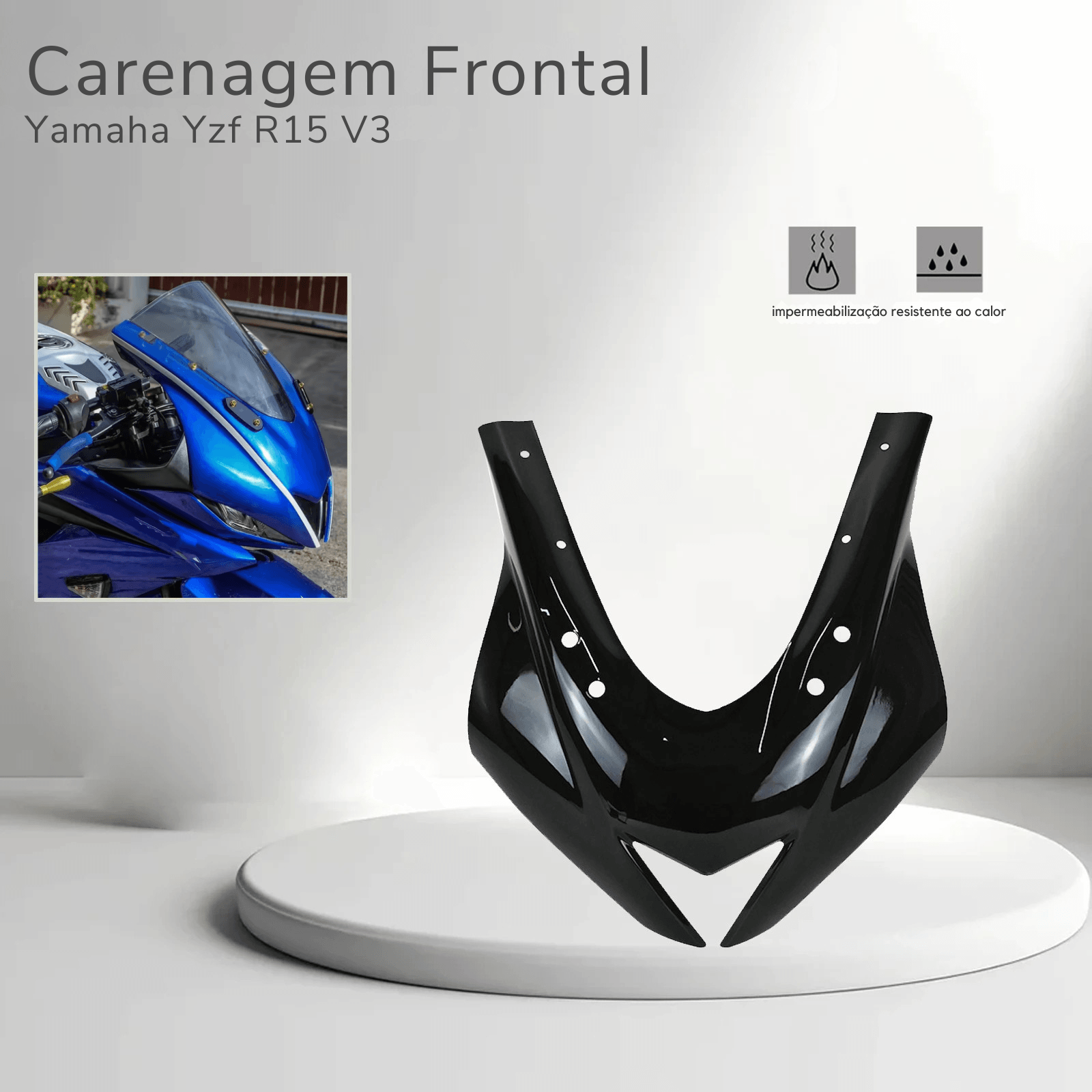 Frente R6 para Yamaha YZF R15 (Carenagem Frontal)