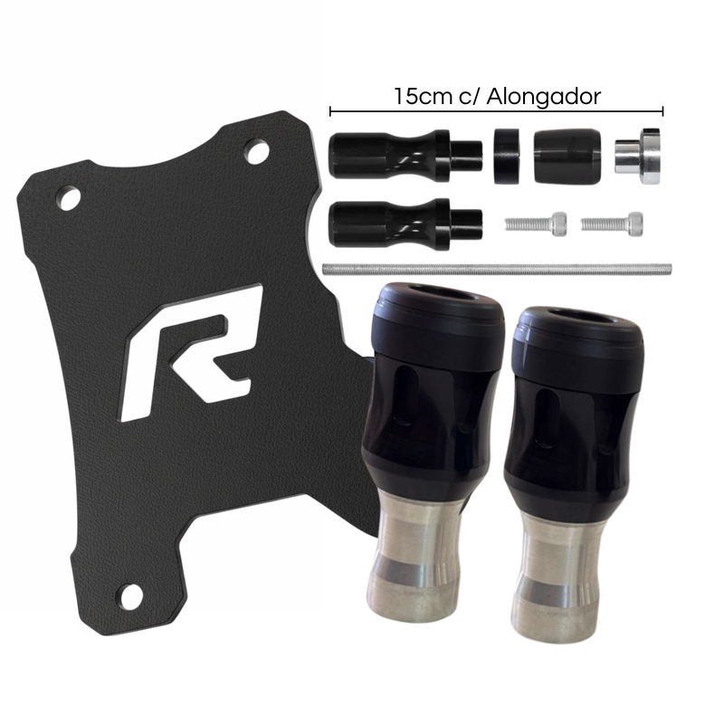 Kit Suporte + Slider - Yamaha YZF R15 | Slider de Balança Nylon de Brinde