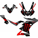 Adesivo Completo Monster Vermelho - Yamaha YZF R15