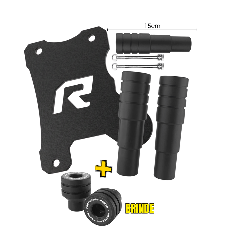 Kit Suporte + Slider - Yamaha YZF R15 | Slider de Balança Nylon de Brinde