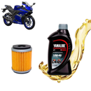 Kit Completo Manutenção - 1L Óleo Yamalube 10w40 & Filtro Óleo Original | Yamaha R15 (2024 a 2026)