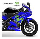 Adesivo Completo Movestar MotoGP - Yamaha YZF R15