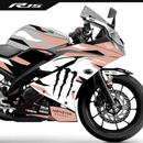 Adesivo Completo Monster Energy MotoGP - Yamaha YZF R15
